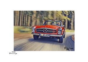 Limiited Edition SL "Pagode" Kunstdruck